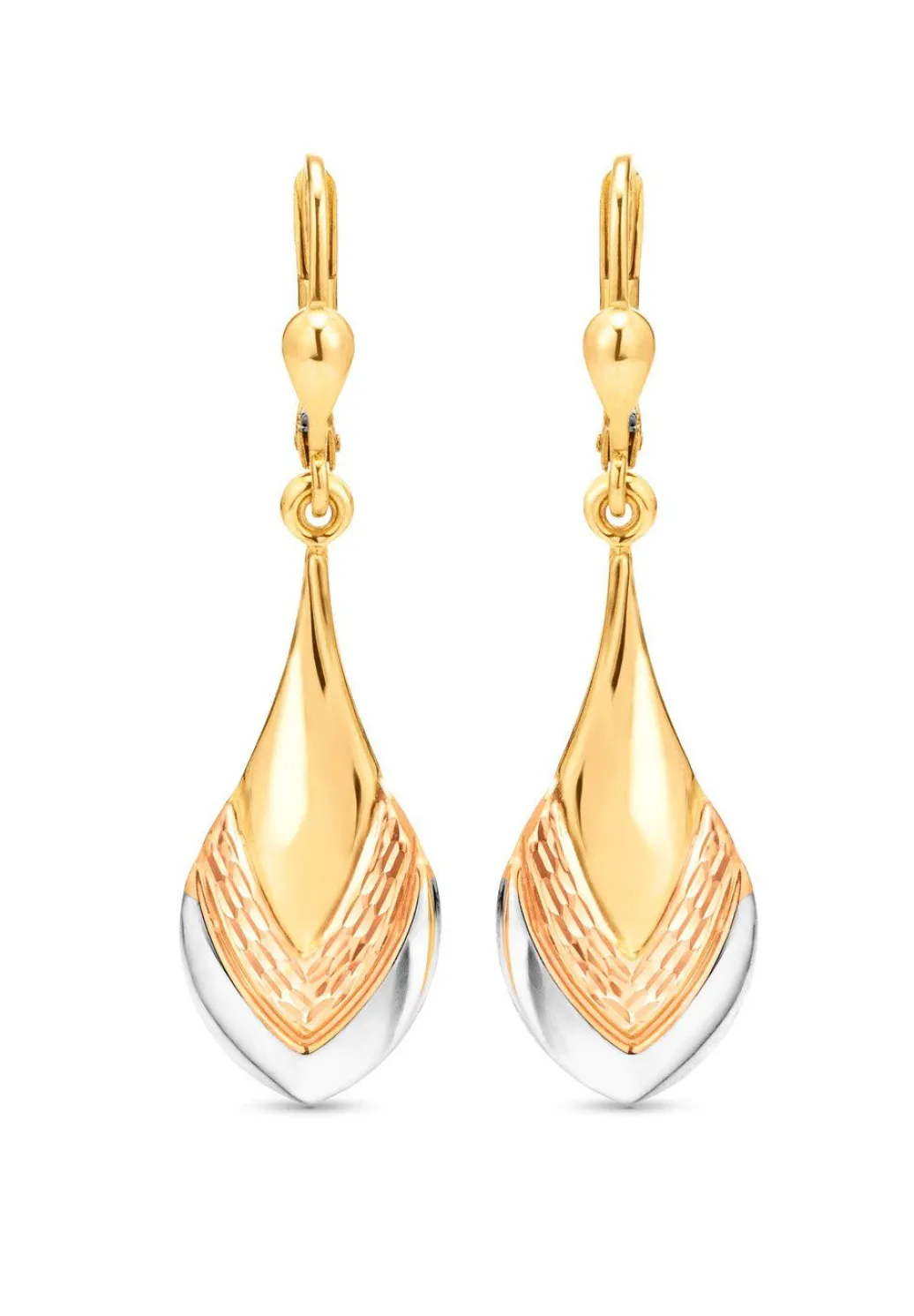 Best Bezaubernde Ohrringe in Tricolor Damen Ohrschmuck