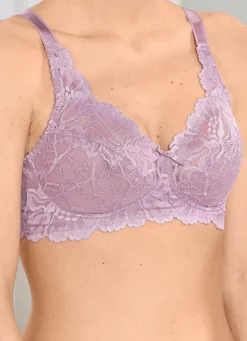 New BH aus zarter Elastikspitze Damen Bh Ohne Bügel|Bh Mit Spitze