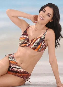 Damen Mona Bikinis<Bikini mit Bügel, schalenlos, seitlich raffbar