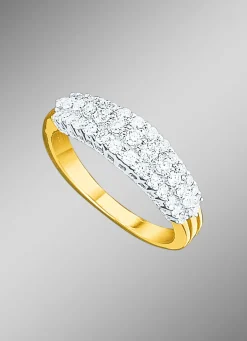 Clearance Bildschöner Damenring mit 41 Brillanten Damen Ringe