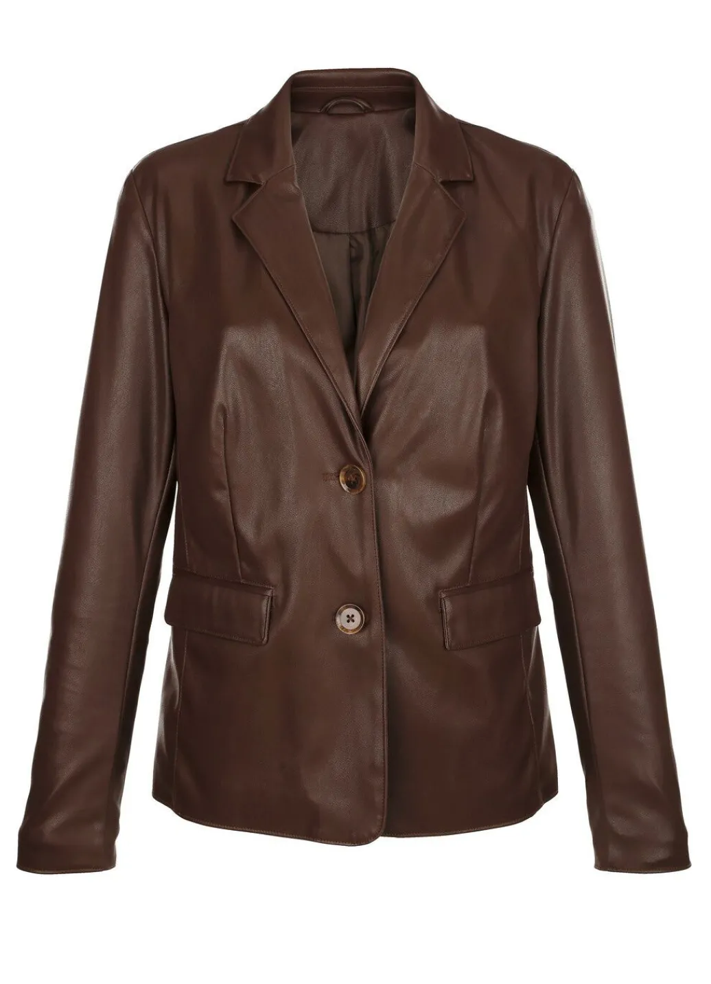 Damen Mona Lederimitatjacken|Blazer<Blazer aus Nappaleder-Imitat