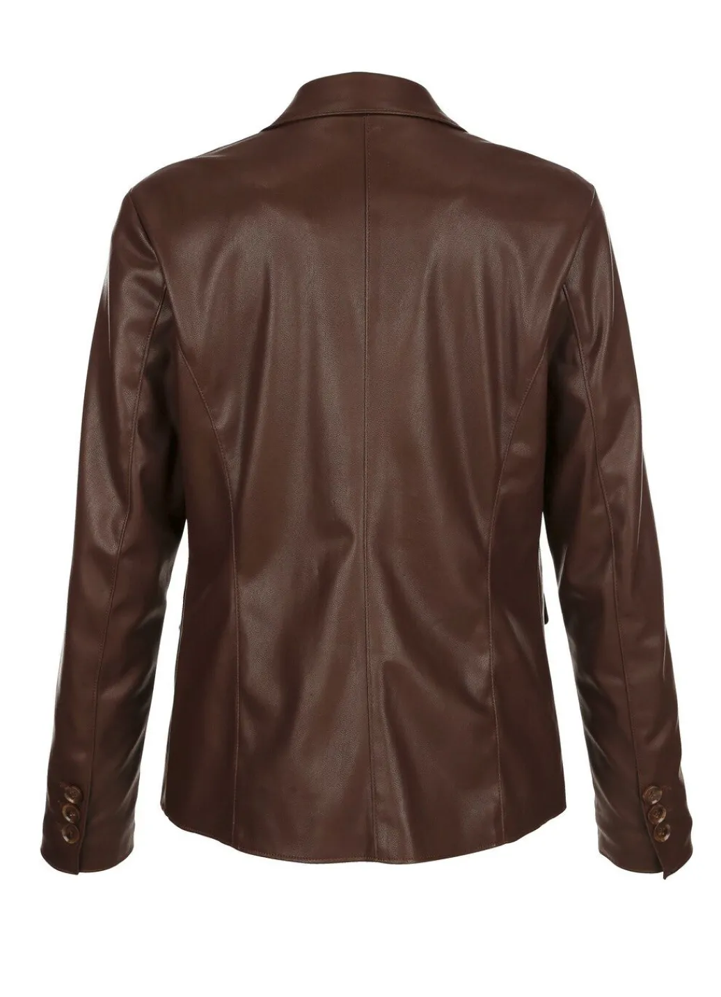 Damen Mona Lederimitatjacken|Blazer<Blazer aus Nappaleder-Imitat