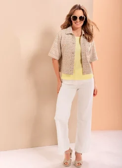 Damen Mona Blazer<Blazer mit Glitzereffekten