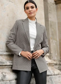 Damen Mona Blazer<Blazer mit grafischem Dessin