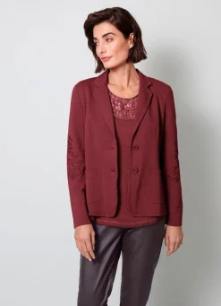 Damen Mona Blazer<Blazer mit hübscher Stickerei