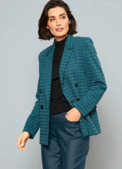 Damen Mona Blazer<Blazer mit interessantem Dessin