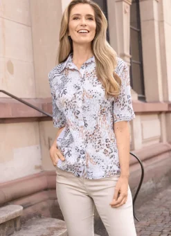 Damen Mona Blusen<Bluse mit Baumwolle