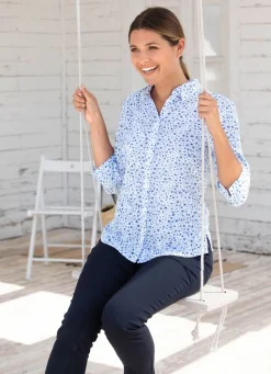 Damen Mona Blusen<Bluse mit Baumwolle
