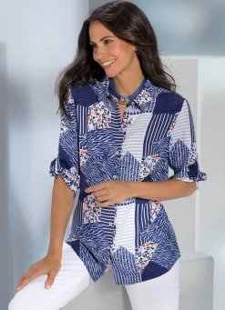Damen Mona Blusen<Bluse mit Hemdkragen