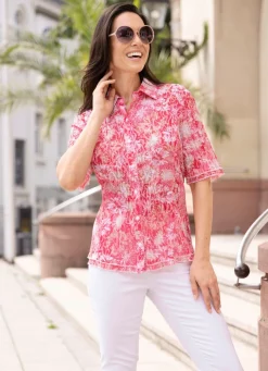 Damen Mona Blusen<Bluse mit Kragen
