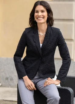 Damen Mona Blusenjacken|Abendmode<Blusenblazer mit Baumwolle