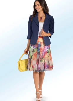 Damen Mona Blusenjacken|Basics<Blusenblazer mit Baumwolle