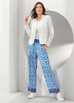 Damen Mona Blusenjacken|Basics<Blusenblazer mit Schulterpolstern