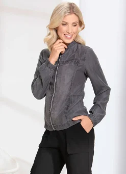 Damen Mona Blusenjacken<Blusenjacke aus Lyocell