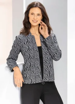 Damen Mona Blusenjacken<Blusenjacke mit Stehkragen