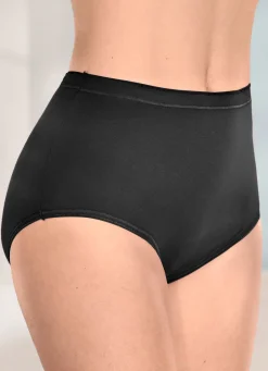 Outlet brio lingerie Fünferpack Slips mit elastischen Abschlüssen Damen Slips