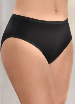 Sale Brio Lingerie Fünferpack Slips mit elastischen Abschlüssen, auch als Spar-Zehnerpack erhältlich Damen Slips