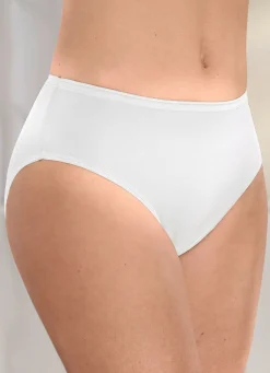 Sale Brio Lingerie Fünferpack Slips mit elastischen Abschlüssen, auch als Spar-Zehnerpack erhältlich Damen Slips