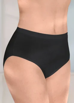 Online brio lingerie Fünferpack Slips mit glänzenden Abschlüssen Damen Slips