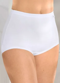 Discount brio lingerie Fünferpack Slips mit elastischen Abschlüssen Damen Slips