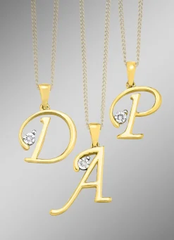 Sale Buchstabenanhänger mit Brillant Damen Anhänger|Anhänger