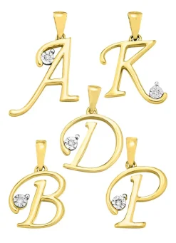Sale Buchstabenanhänger mit Brillant Damen Anhänger|Anhänger