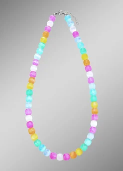 Best Bunt leuchtende Halskette Damen Modeschmuck|Halsketten