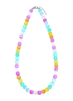 Best Bunt leuchtende Halskette Damen Modeschmuck|Halsketten