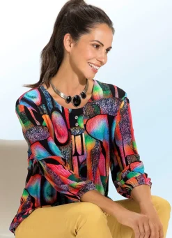 Damen Mona Tuniken<Bunte Shirt-Tunika