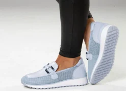 Best Caprice Slipper mit Zierspange Damen Slipper