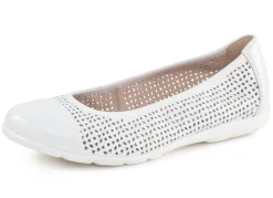 Clearance Caprice, sommerliche Damen-Ballerinas, Weite G, mit Gummizug Damen Ballerinas