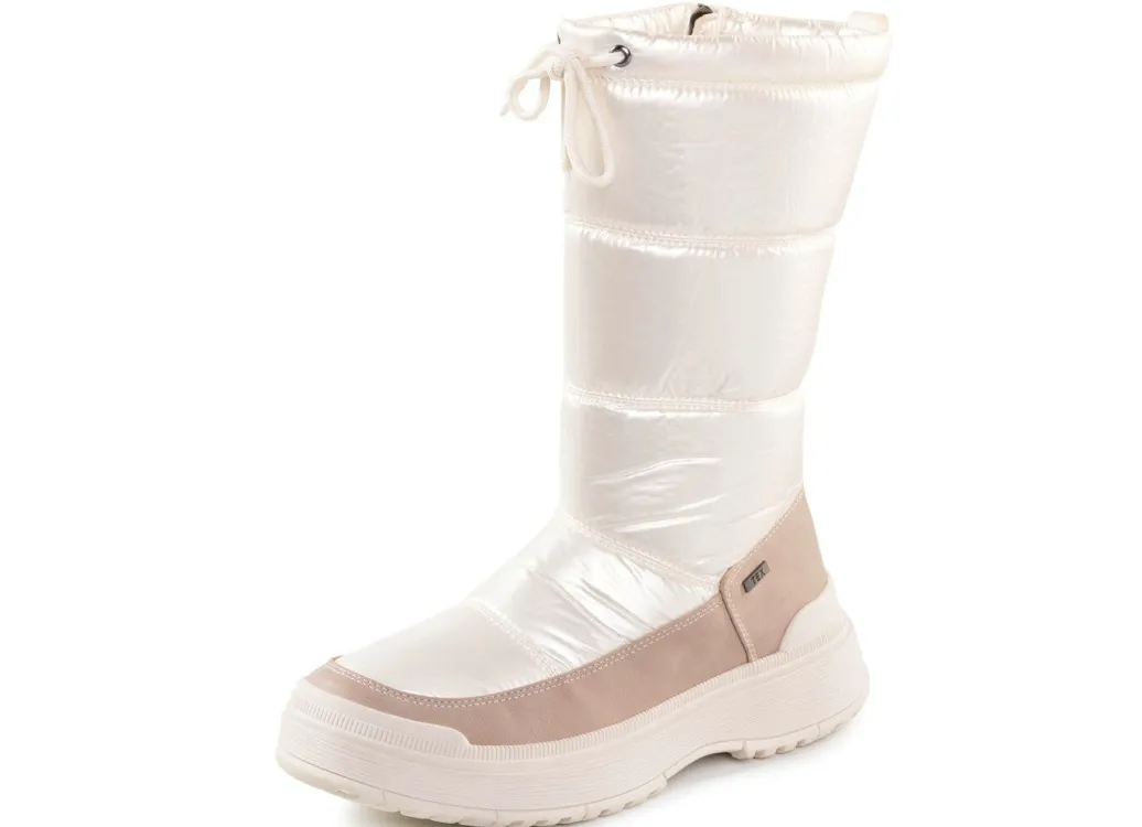 Caprice Stiefel mit schimmerndem Textilmaterial Damen Winterschuhe|Stiefel & Stiefeletten