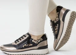 New Caprice, trendige Damen-Sneaker, Weite G, mit herausnehmbarem Lederfußbett Damen Sneaker & Sportschuhe|Schnürschuhe