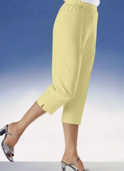 Damen Mona Shorts|Schlupfhosen<Caprihose mit praktischen Seitentaschen in 10 Farben