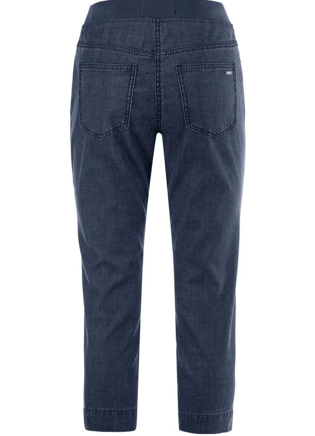 Damen Mona Shorts|Schlupfhosen<Caprijeans mit Strasssteinchenzier