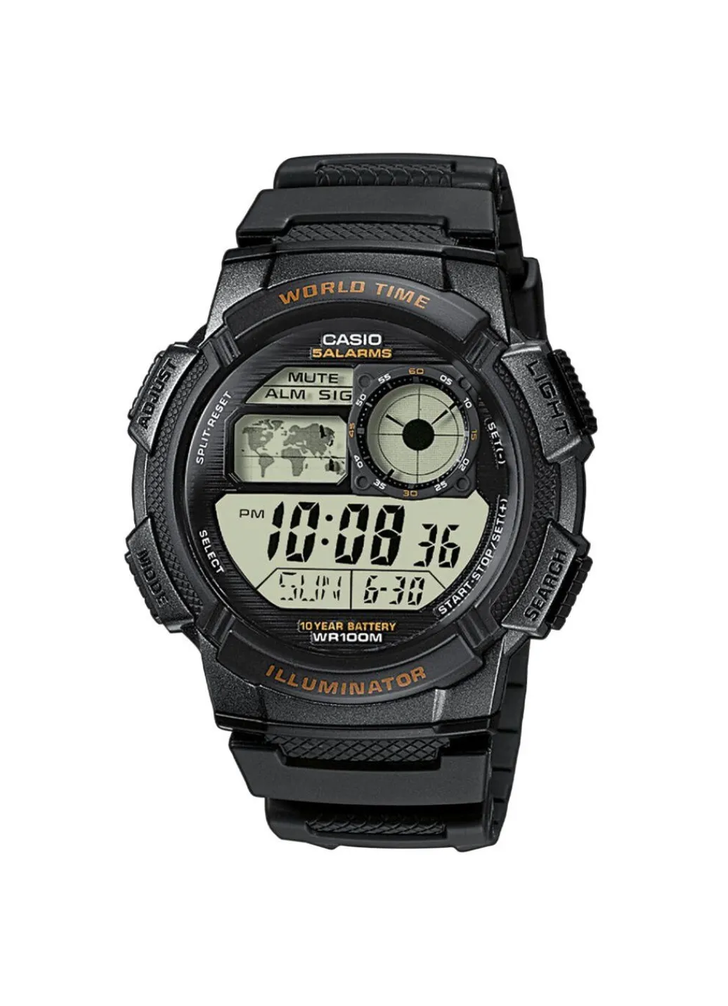 Discount Casio Illuminator Digital-Herrenuhr Herren Digitaluhren