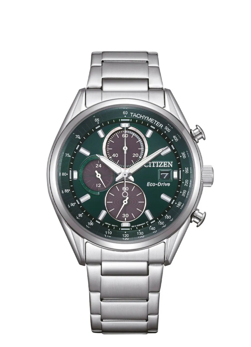 Best Citizen CA0459-79X Herrenuhr mit Edelstahlbandgehäuse Herren Funkuhren