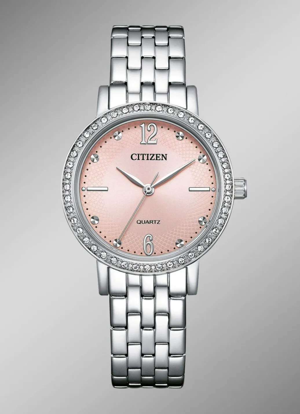 Outlet Citizen Quartz-Damenuhr mit Edelstahlbandgehäuser Damen Quarzuhren