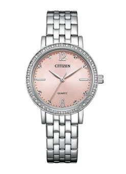 Outlet Citizen Quartz-Damenuhr mit Edelstahlbandgehäuser Damen Quarzuhren