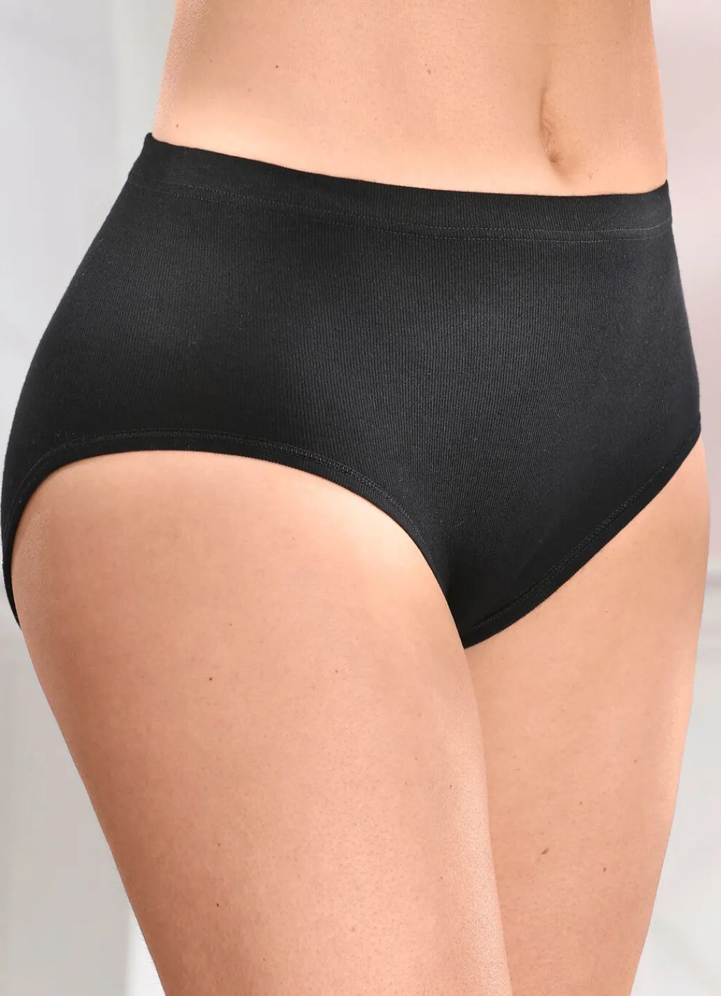 Conta Dreierpack Slips mit Gummizug im Bund Damen Slips