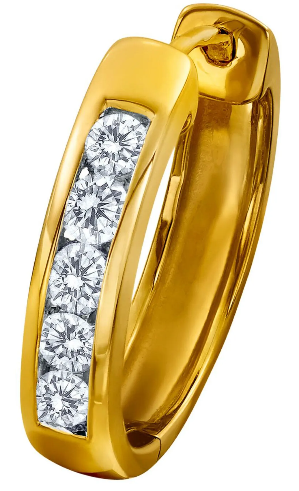 Discount Creolen mit Brillanten Damen Ohrschmuck