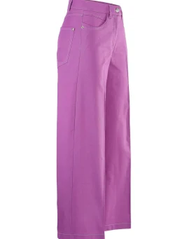 Damen Mona Lange Hosen|Culotten<Culotte mit modisch weitem Bein