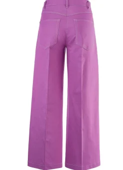 Damen Mona Lange Hosen|Culotten<Culotte mit modisch weitem Bein