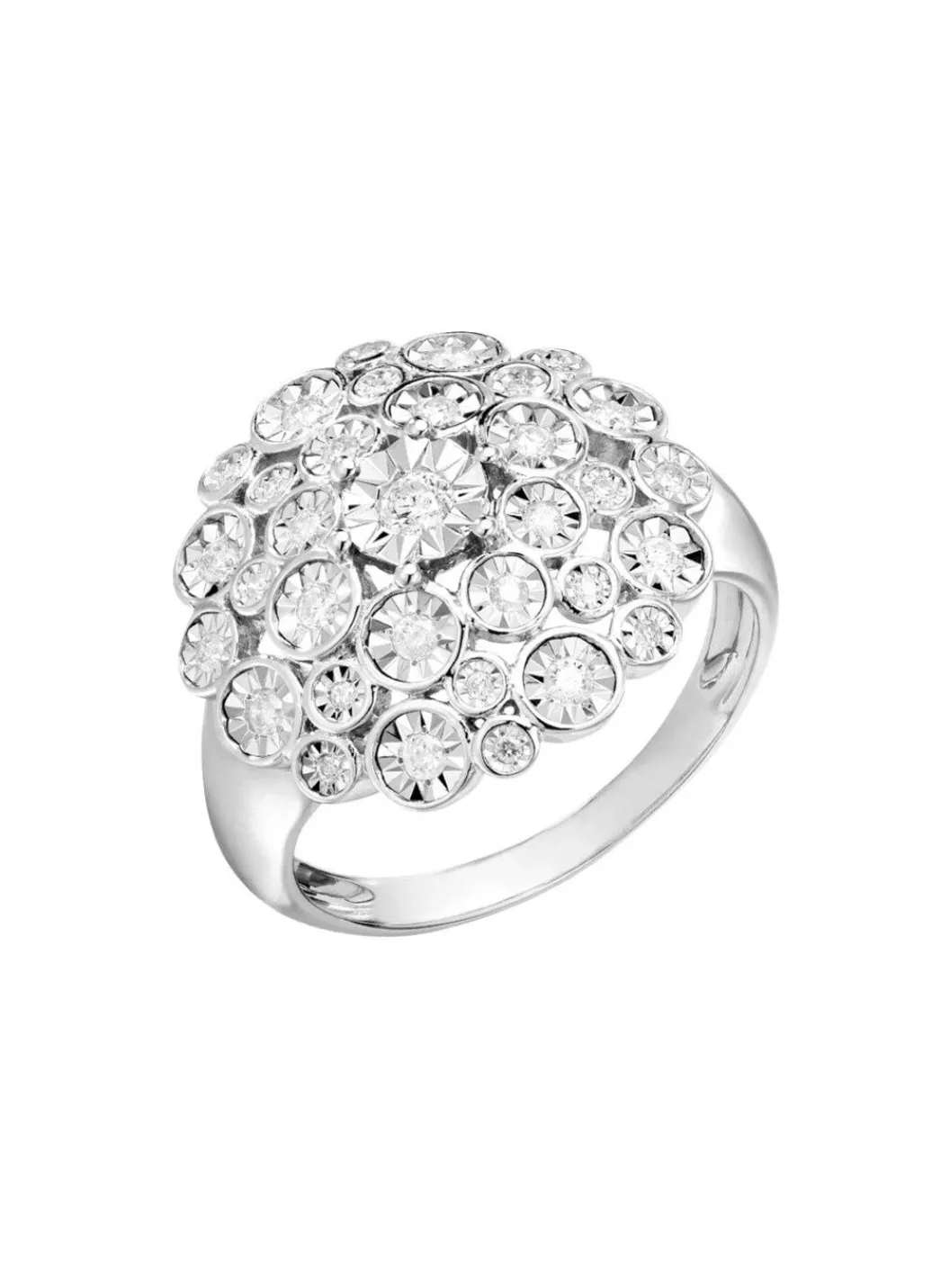 Outlet Damenring aus edlem Weißgold Damen Ringe
