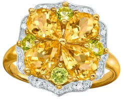 Damenring im Blumen-Design Damen Ringe