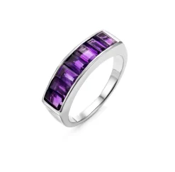 Discount Damenring mit Amethyst Damen Ringe
