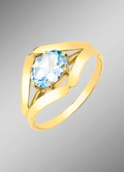 Hot Damenring mit Blautopas Damen Ringe