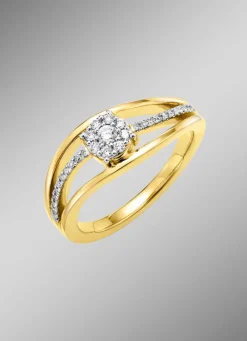 Hot Damenring mit Diamanten und Brillanten Damen Ringe