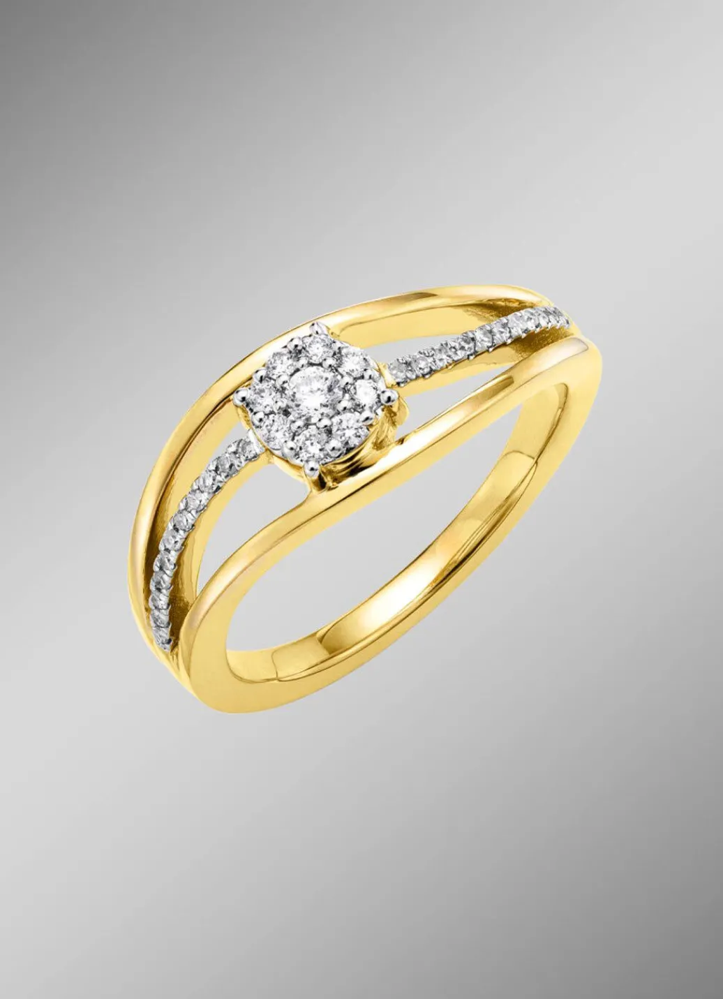 Hot Damenring mit Diamanten und Brillanten Damen Ringe