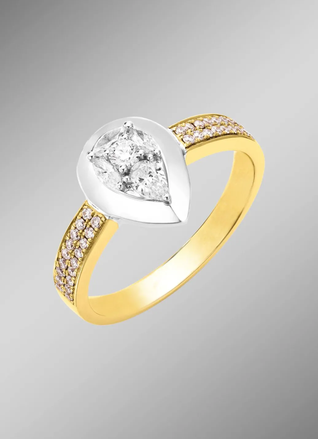 Hot Damenring mit Diamanten und Brillanten Damen Ringe